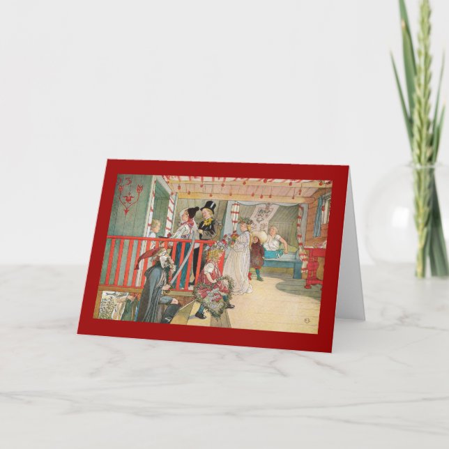 Children's Christmas Parade Holiday Card (Front)