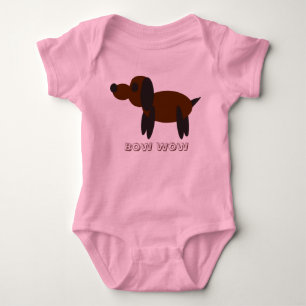 CHILDREN'S CREEPERS - CUTE PUPPY - BOW WOW - GIFTS BABY BODYSUIT