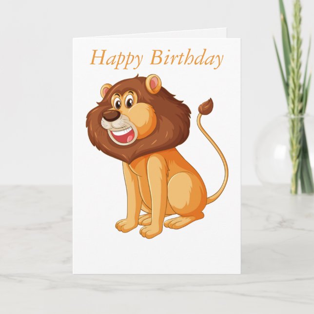 Children's Customisable Birthday Card  (Front)