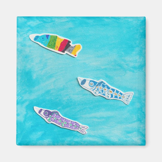 Children's Day Koinobori magnet (Front)