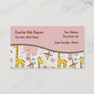 Children's Daycare Business Cards