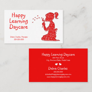 Childrens Daycare - Happy Child - Business Card