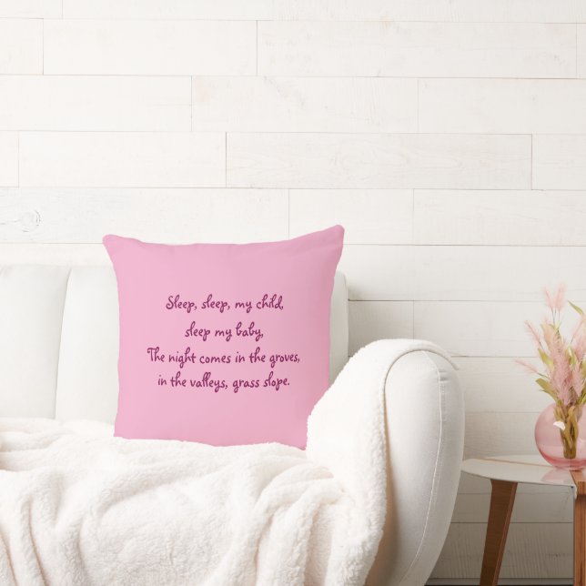 Children's decorative pillow with cartoon squirrel (Couch)