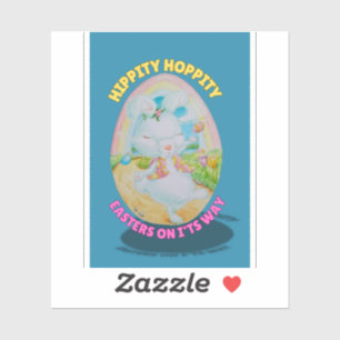 Children's Easter hippity-hoppity sticker 