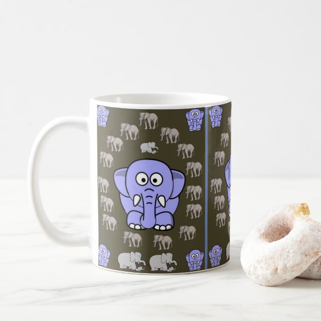 Children's Elephant Mug (With Donut)