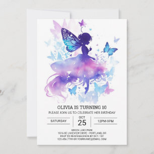Children's Enchanting Fairy Birthday Magic Invitation