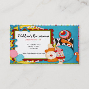 Children's Entertainer Business Card