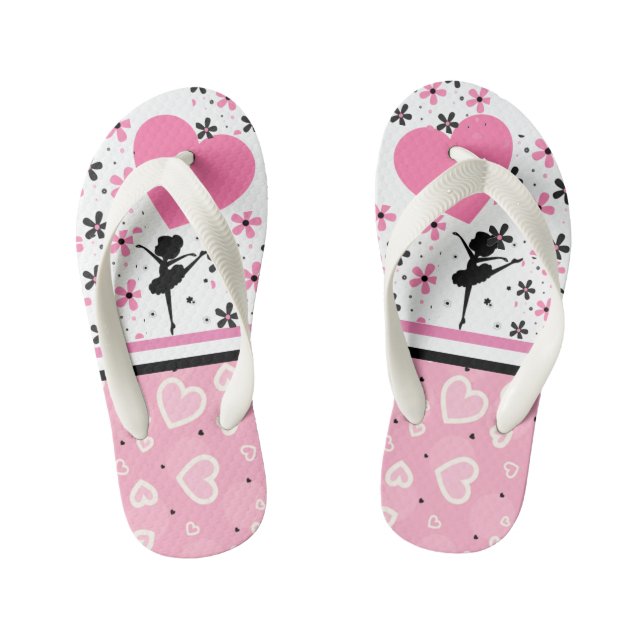 Children's Expression Collection Girls Kid's Flip Flops (Footbed)
