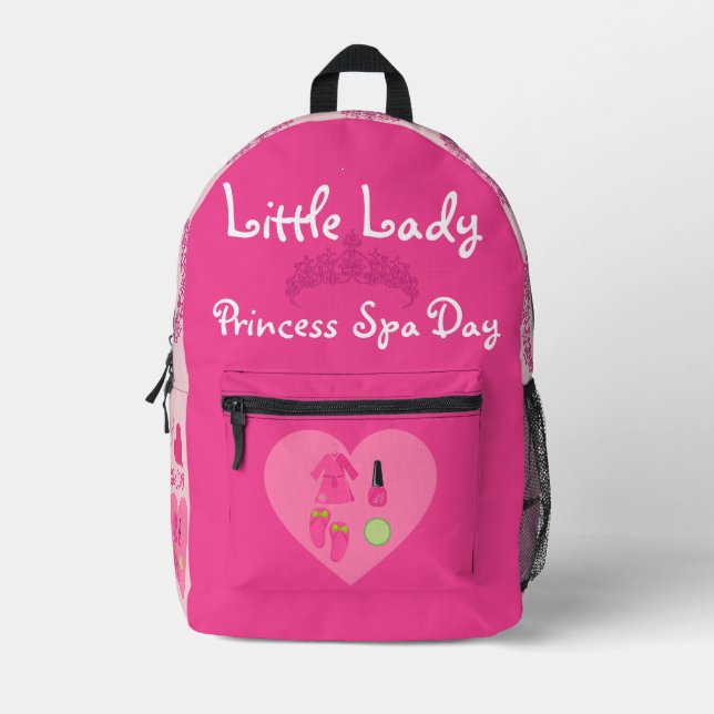 Children's Expression Collection - Girl's Printed Backpack (Front)