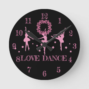 Children's Expression Collection Girl's Round Clock