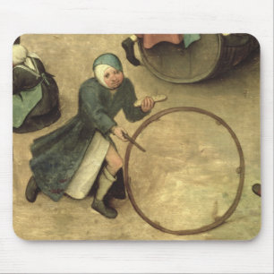Children's Games : detail of a child with a Mouse Mat