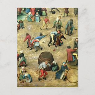 Children's Games : detail of bottom Postcard