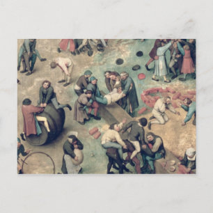 Children's Games : detail of bottom right-hand Postcard