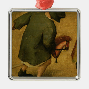 Children's Games, detail of bottom section Metal Tree Decoration