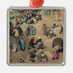 Children's Games : detail of left-hand section Metal Tree Decoration