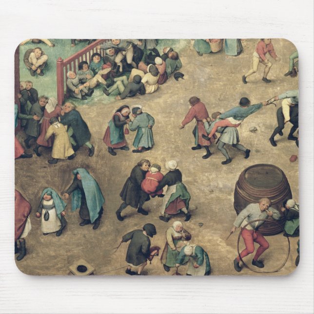 Children's Games : detail of left-hand section Mouse Mat (Front)
