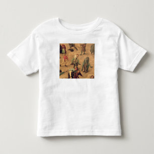 Children's Games detail of playing leap-frog Toddler T-Shirt