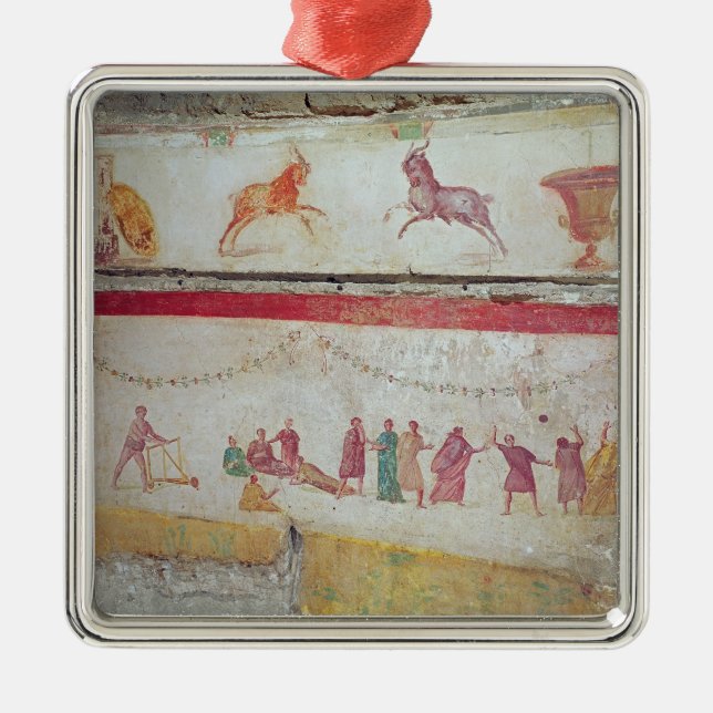 Children's games metal tree decoration (Front)