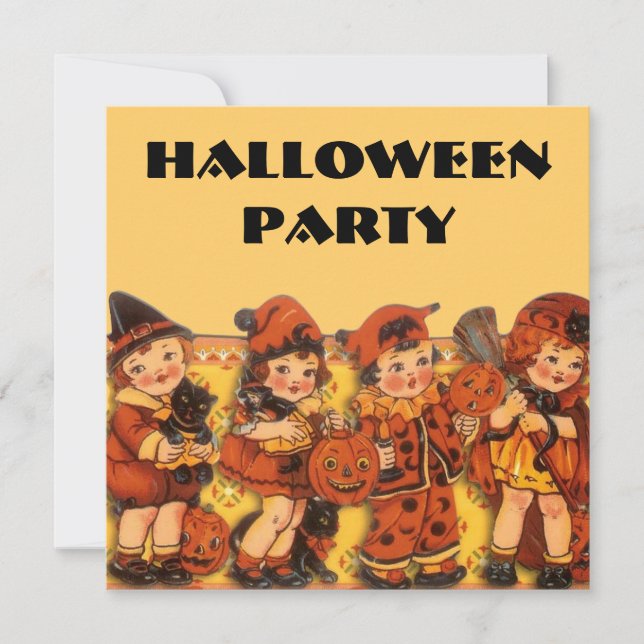 Children's Halloween Party Invitation (Front)