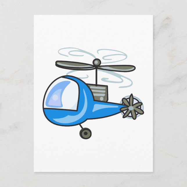 CHILDRENS HELICOPTER POSTCARD (Front)