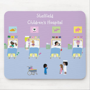 Children's Hospital Ward Customisable Mouse Mat