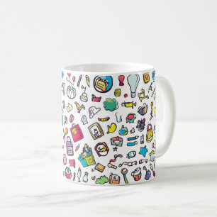 Children's household items or everyday objects.  C Coffee Mug