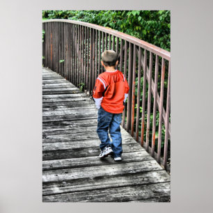 CHILDREN'S INNOCENCE AND ADVENTURE PHOTO POSTER