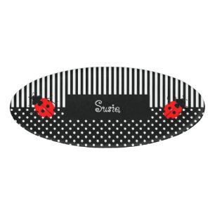Children's Ladybugs Name Tag