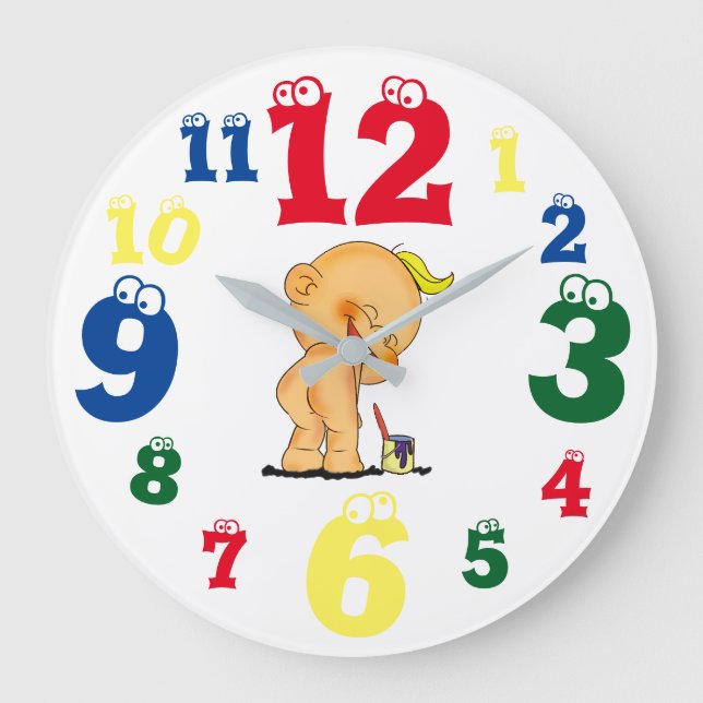Childrens Large Clock (Front)