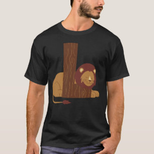 Children's Letters L Alphabet ABCs Learning Safari T-Shirt
