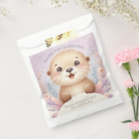 Children's Lilac Sea Otter Cute Birthday Party