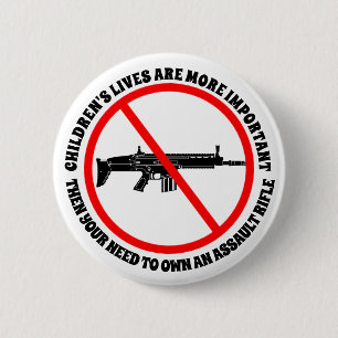 Children's Lives Anti Gun Button