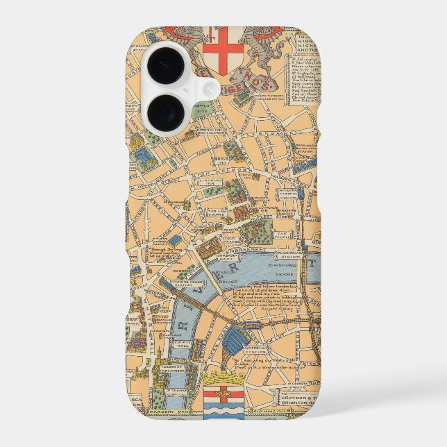 Children's Map of London, England (Back)