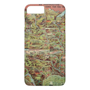 Children's Map of the United States iPhone 8 Plus/7 Plus Case