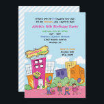 Children's Museum Birthday Party Kids Science Invitation<br><div class="desc">Embark on a whimsical adventure with our 'Children's Museum' Invitation! Picture a lively scene where a group of young explorers, brimming with excitement, gather outside the enchanting children's museum, bearing gifts and balloons. This invitation transports you to a world of discovery and wonder, making it the perfect choice for celebrations...</div>