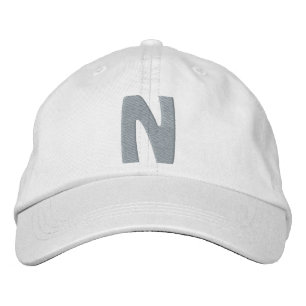 Childrens "N" Embroidered Hat