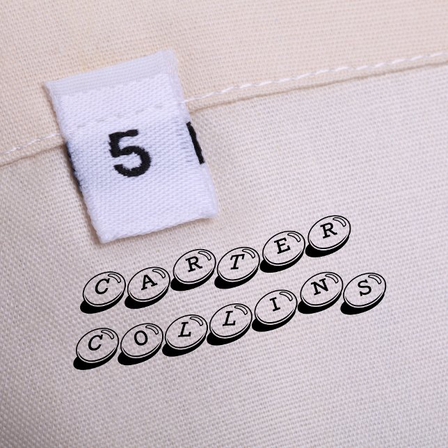 Children's Name Clothes Labels For Daycare or Camp Self-inking Stamp (Creator Uploaded)