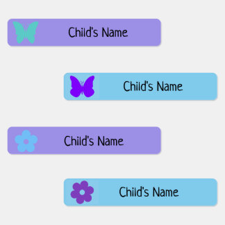 Children's name labels for school/water proof