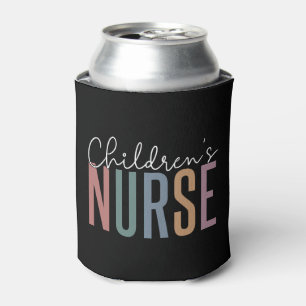 Children's Nurse Retro Children's Nursing Can Cooler