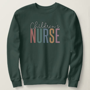 Children's Nurse Retro Children's Nursing Sweatshirt