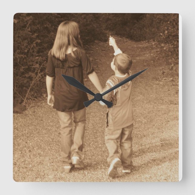 Children's PHOTO Clock Template (Front)