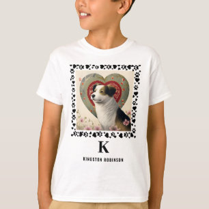Childrens Photo Monogram & Name Kids Personalised T-Shirt