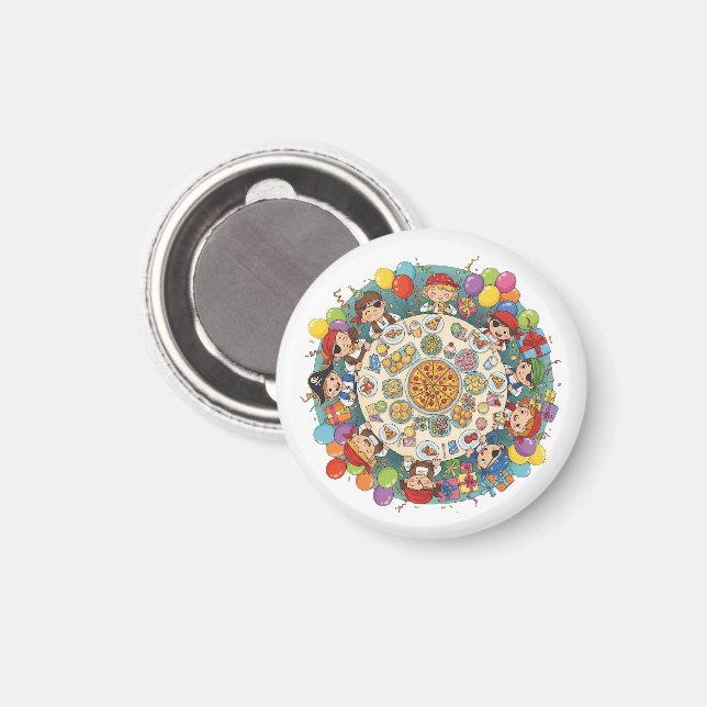 Children's Pirate Costume Party Magnet (Front/Back)
