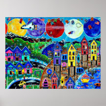 Children's Planets Space Shuttle World Ocean Beach