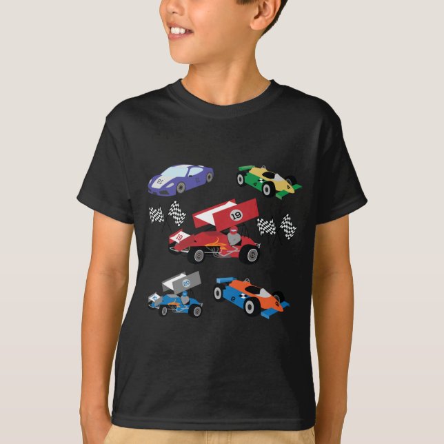 Children's Race Car T-Shirt (Front)