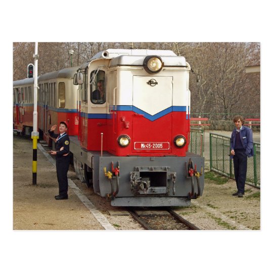 Childrens Railway, Budapest Postcard