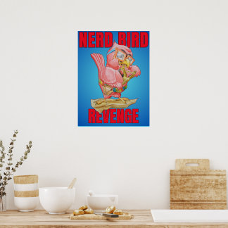 Childrens Revenge of the Nerd Bird Poster
