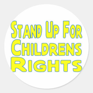 Childrens Rights Classic Round Sticker