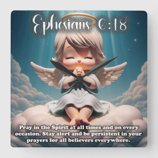 Childrens Room Christian Clock