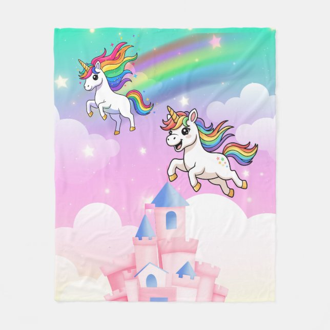 Children's Room Decor Fleece Blanket (Front)